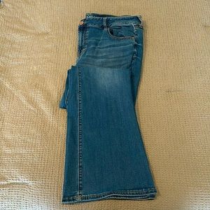 Women's sz 20 Long AMERICAN EAGLE Super Stretch Bootcut Jean